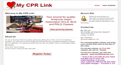 Desktop Screenshot of mycprlink.com